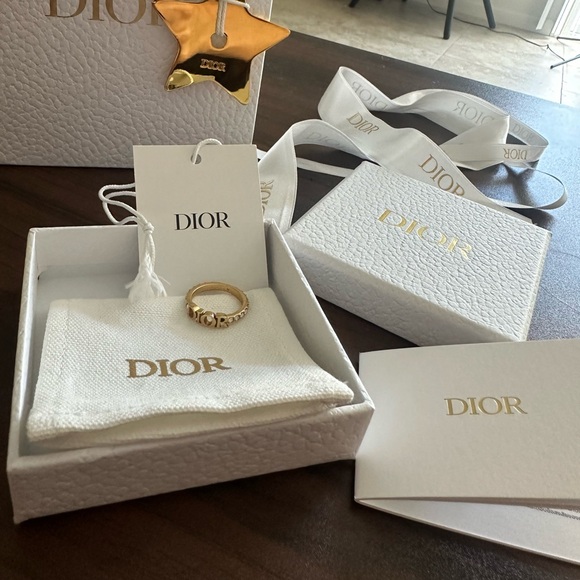 Dior Revolution Ring with care case, box, gift bag, and Dior star trinket ✨ 💍 - Picture 1 of 15
